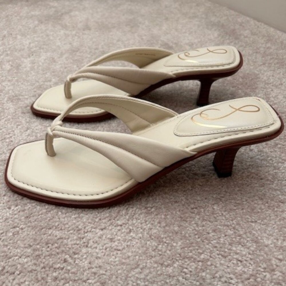 Sam Edelman cream sandal size 8.5 - Picture 2 of 7